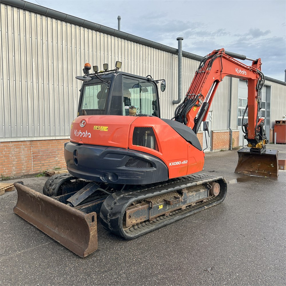 Kubota KX080-4 A2 - Minikotró: 5 kép. Kubota KX080-4 A2 - Minikotró: 5 kép.