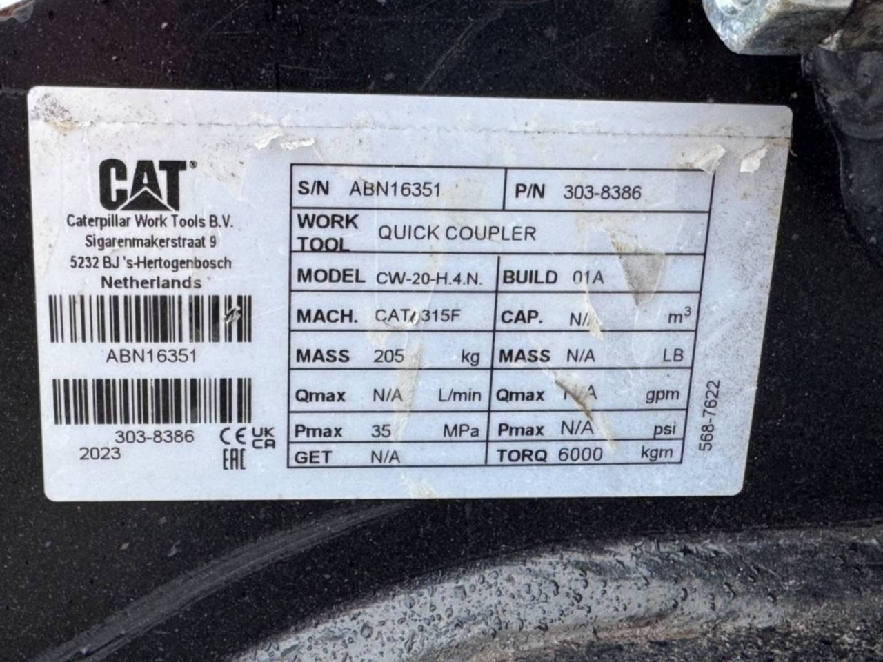 Lánctalpas kotró CAT 315-07: 12 kép.