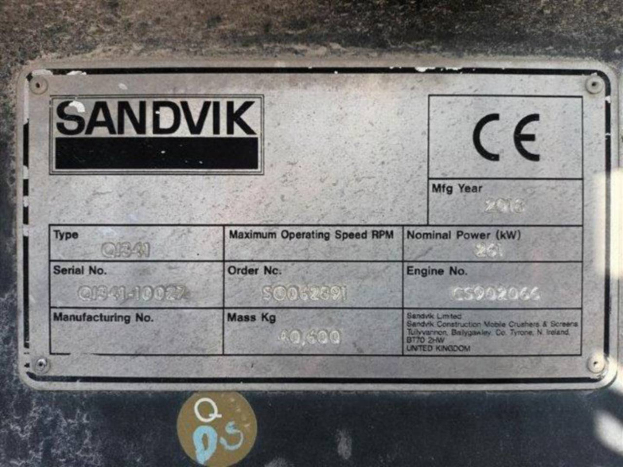 SANDVIK MINING & CONSTRUCTION QI341HS - Törőgép: 4 kép. SANDVIK MINING & CONSTRUCTION QI341HS - Törőgép: 4 kép.