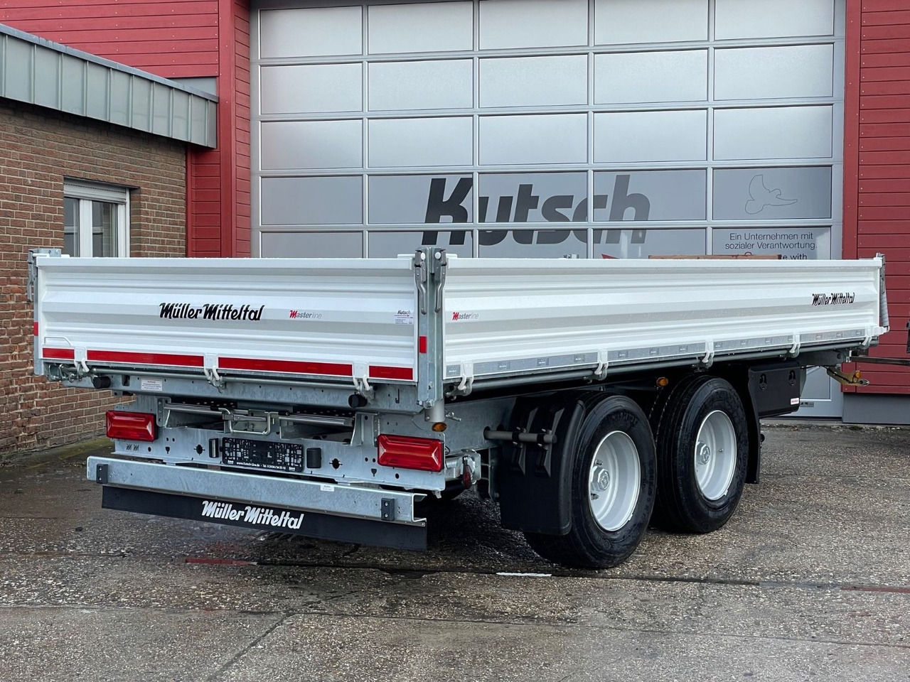 Müller-Mitteltal KA-TA-R 14,4 Beitreifen, EBS, - Pótkocsi billenőplatós: 2 kép. Müller-Mitteltal KA-TA-R 14,4 Beitreifen, EBS, - Pótkocsi billenőplatós: 2 kép.