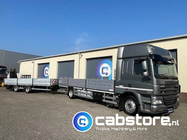 Platós teherautó DAF CF 85 .360 4x2 Euro 5 - Open laadbak + WebTrailer open laadbak - Year 2012 - Good condition: 1 kép.