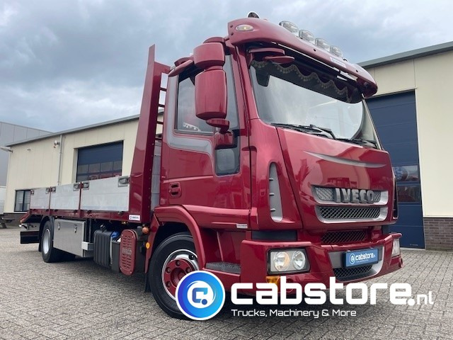 Iveco ML100E18 EEV Eurocargo - Machinetransporter- Oprijwagen - Laadvermogen 5350 kg - Bouwjaar 2012 - Handgeschakeld - Km 181.932 - APK tot 16-07-2026 !! - Autószállító teherautó: 1 kép. Iveco ML100E18 EEV Eurocargo - Machinetransporter- Oprijwagen - Laadvermogen 5350 kg - Bouwjaar 2012 - Handgeschakeld - Km 181.932 - APK tot 16-07-2026 !! - Autószállító teherautó: 1 kép.