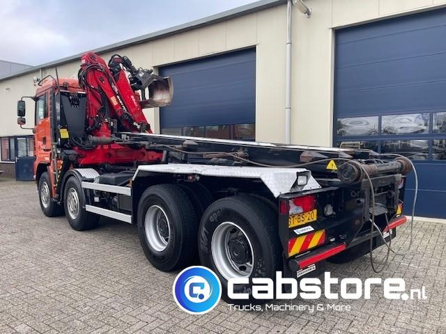 MAN TGA 41.440 8X4 BB Palfinger Epsilon Z-Kraan bouwjaar 2011 + NCH 30 Ton's Kabel-containersyteem - Handgeschakeld - Bouwjaar 2007 - Km 582.782 - Darus autó: 3 kép. MAN TGA 41.440 8X4 BB Palfinger Epsilon Z-Kraan bouwjaar 2011 + NCH 30 Ton's Kabel-containersyteem - Handgeschakeld - Bouwjaar 2007 - Km 582.782 - Darus autó: 3 kép.