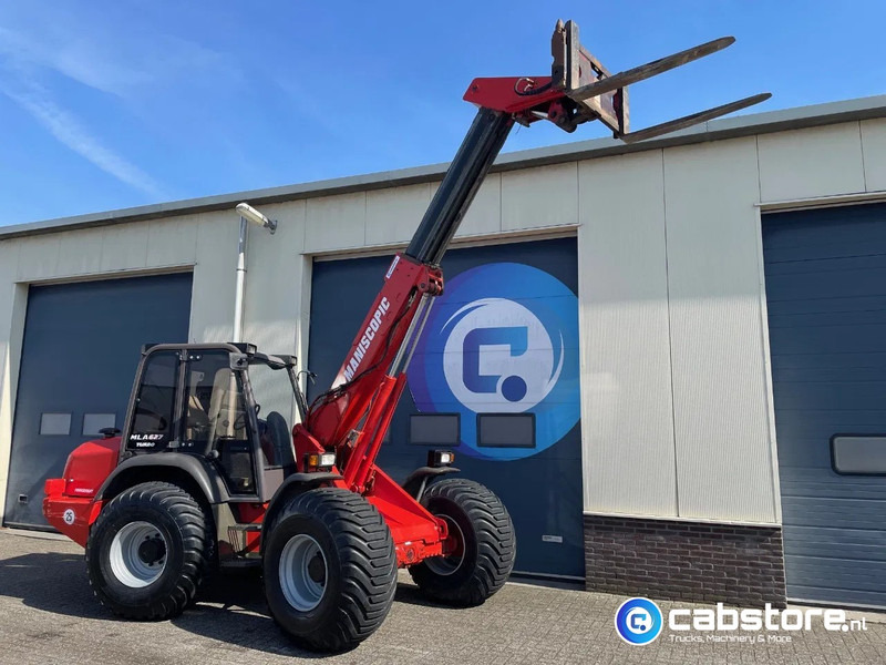 Manitou MLA 627 Turbo Powershift Telscopische wiellader - Verreiker - Telehandler radlader - Telescopic wheelloader - Year 1999 - Gumikerekes homlokrakodó: 1 kép. Manitou MLA 627 Turbo Powershift Telscopische wiellader - Verreiker - Telehandler radlader - Telescopic wheelloader - Year 1999 - Gumikerekes homlokrakodó: 1 kép.