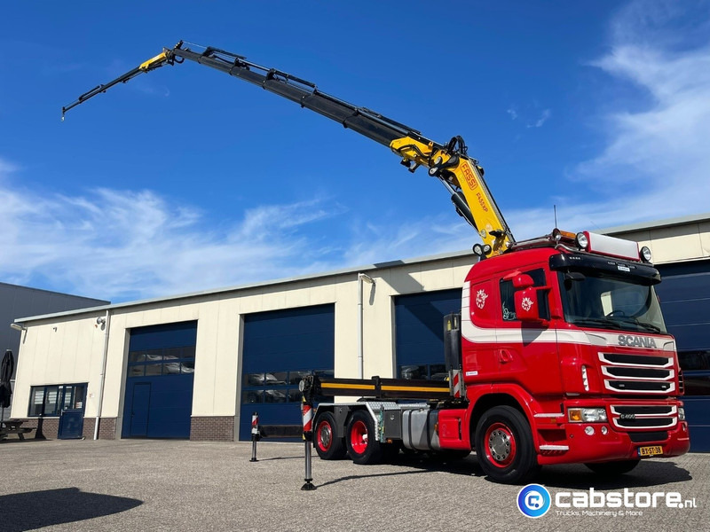 Scania G 400 A 6X2*4 HNA Euro 5 - Handgeschakeld - FASSI F455XP + JIP Autolaadkraan - Bouwjaar 2010 - Km 748.730 - Very good condition !! - Nyergesvontató: 1 kép. Scania G 400 A 6X2*4 HNA Euro 5 - Handgeschakeld - FASSI F455XP + JIP Autolaadkraan - Bouwjaar 2010 - Km 748.730 - Very good condition !! - Nyergesvontató: 1 kép.