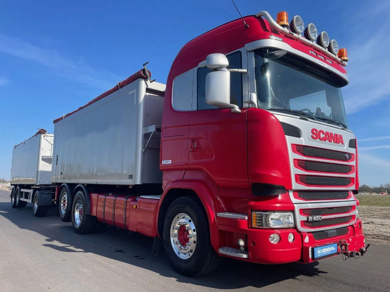 Scania LB6X2*4HNB Euro 6 - Year 2016 - RETARDER - ALUMINIUM kipper + FLOOR kipper aanhangwagen - Good Condition !! - Tartályos teherautó: 3 kép. Scania LB6X2*4HNB Euro 6 - Year 2016 - RETARDER - ALUMINIUM kipper + FLOOR kipper aanhangwagen - Good Condition !! - Tartályos teherautó: 3 kép.