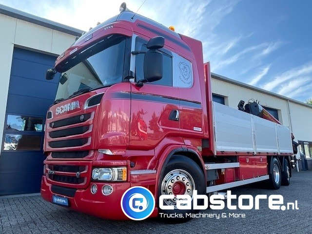 Scania R520 LB6X2*4HNB Euro 6 - Bouwjaar 2013 - Highline - Opticruise - Open box + Palfinger PK 24001-K B Autolaadkraan - Good condition ! - Darus autó: 2 kép. Scania R520 LB6X2*4HNB Euro 6 - Bouwjaar 2013 - Highline - Opticruise - Open box + Palfinger PK 24001-K B Autolaadkraan - Good condition ! - Darus autó: 2 kép.