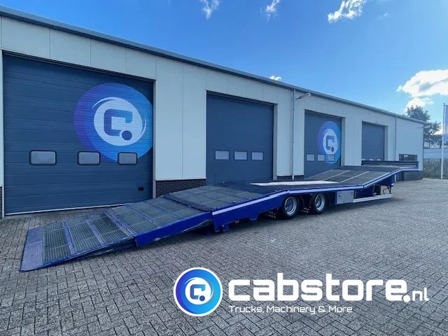 TURBO'S HOET SC22AA 2-assige oprij trailer Machine transporter - Uitschuif ramp !! - Year 2017 - Good condition - - Félpótkocsi autószállító: 1 kép. TURBO'S HOET SC22AA 2-assige oprij trailer Machine transporter - Uitschuif ramp !! - Year 2017 - Good condition - - Félpótkocsi autószállító: 1 kép.