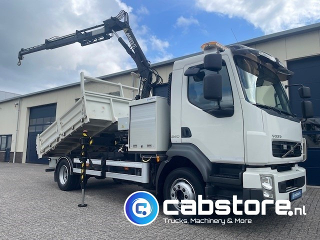 Volvo FL 240 4x2 Euro 5 - Kipper - MKG HLK 45 a2 Autolaadkraan - Bouwjaar 2012 - APK 18-10-2025 - ORIGINAL Km 35.640 !!!! - Good condition !! - Billenőplatós teherautó, Darus autó: 1 kép. Volvo FL 240 4x2 Euro 5 - Kipper - MKG HLK 45 a2 Autolaadkraan - Bouwjaar 2012 - APK 18-10-2025 - ORIGINAL Km 35.640 !!!! - Good condition !! - Billenőplatós teherautó, Darus autó: 1 kép.