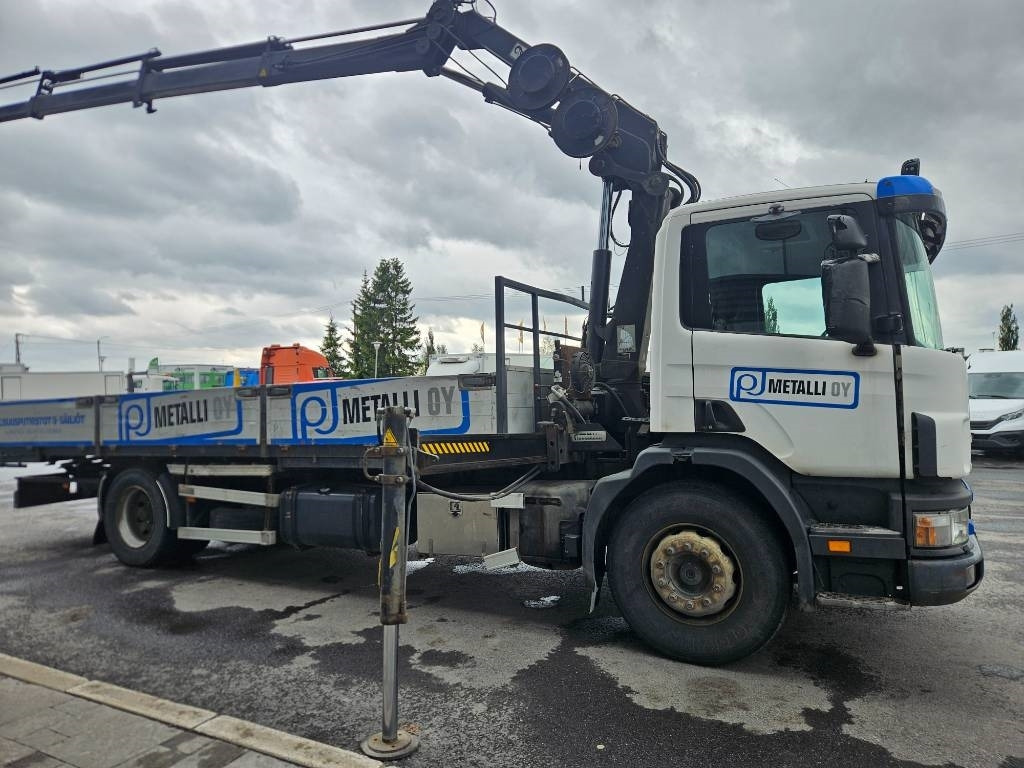 Scania P 94 DB 220 Hiab 135-4 lisähydrauliikalla - Darus autó: 3 kép. Scania P 94 DB 220 Hiab 135-4 lisähydrauliikalla - Darus autó: 3 kép.