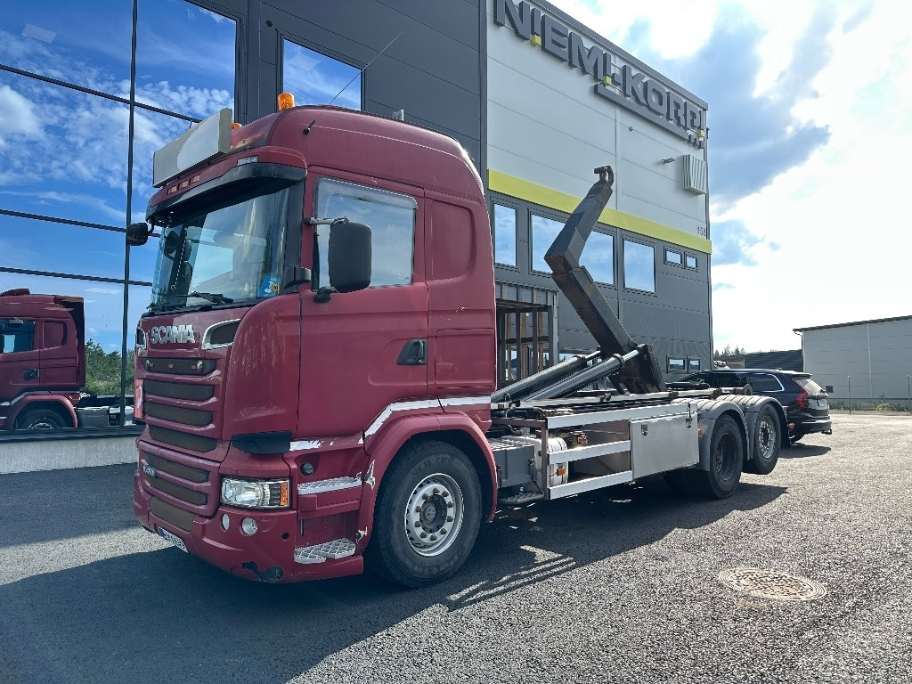 Scania R450 6x2*4 - Horgos rakodó teherautó: 1 kép. Scania R450 6x2*4 - Horgos rakodó teherautó: 1 kép.