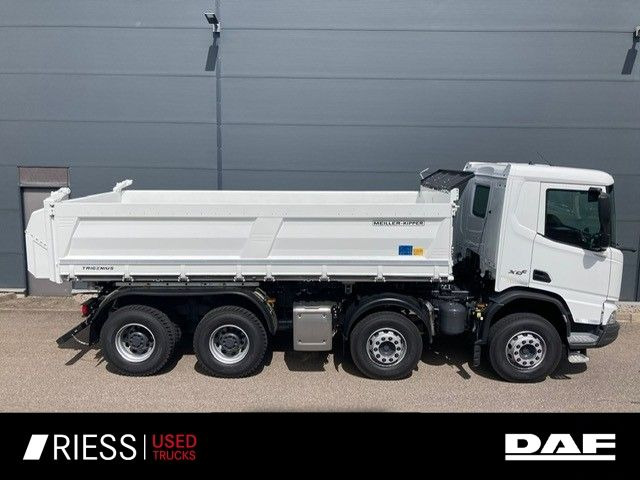 DAF XD 450 FAD 8x4 Meiller Trigenius Bordmatik - Billenőplatós teherautó: 1 kép. DAF XD 450 FAD 8x4 Meiller Trigenius Bordmatik - Billenőplatós teherautó: 1 kép.