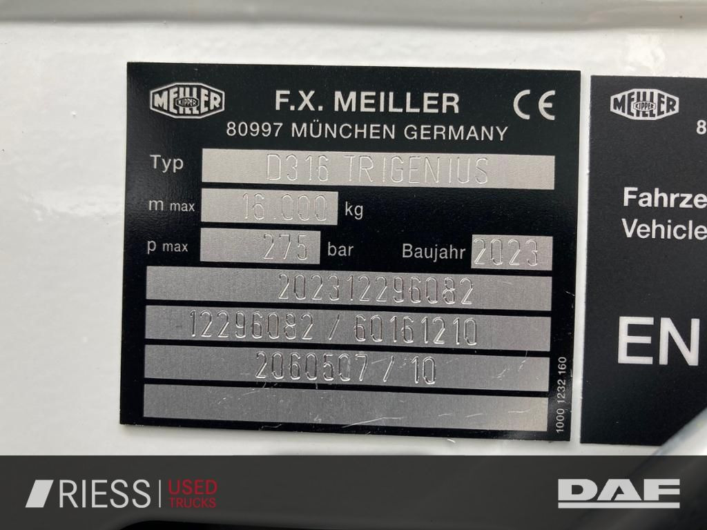 Új Billenőplatós teherautó DAF XFc 480 FAT 6x4 Intarder Bordmatik Trigenius: 10 kép.