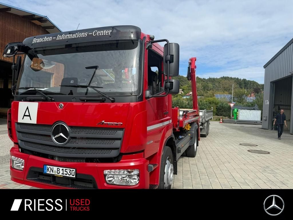 Mercedes-Benz Atego 1630 Meiller Absetzkipper Anhängerhydrauli - Billenőplatós teherautó: 1 kép. Mercedes-Benz Atego 1630 Meiller Absetzkipper Anhängerhydrauli - Billenőplatós teherautó: 1 kép.