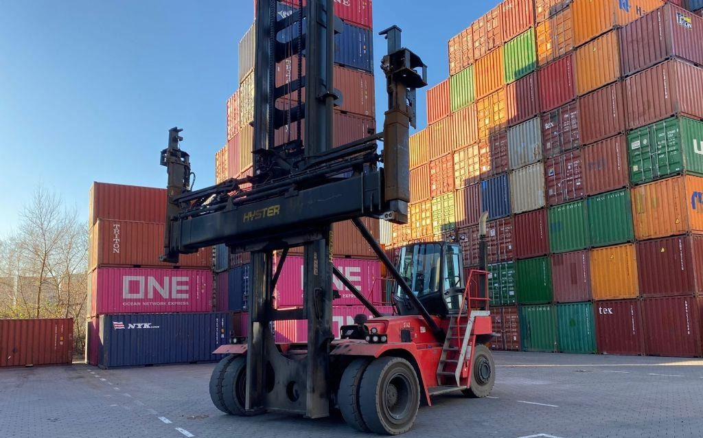 Hyster H10XM-ECD8 - Konténer targoncá: 1 kép. Hyster H10XM-ECD8 - Konténer targoncá: 1 kép.
