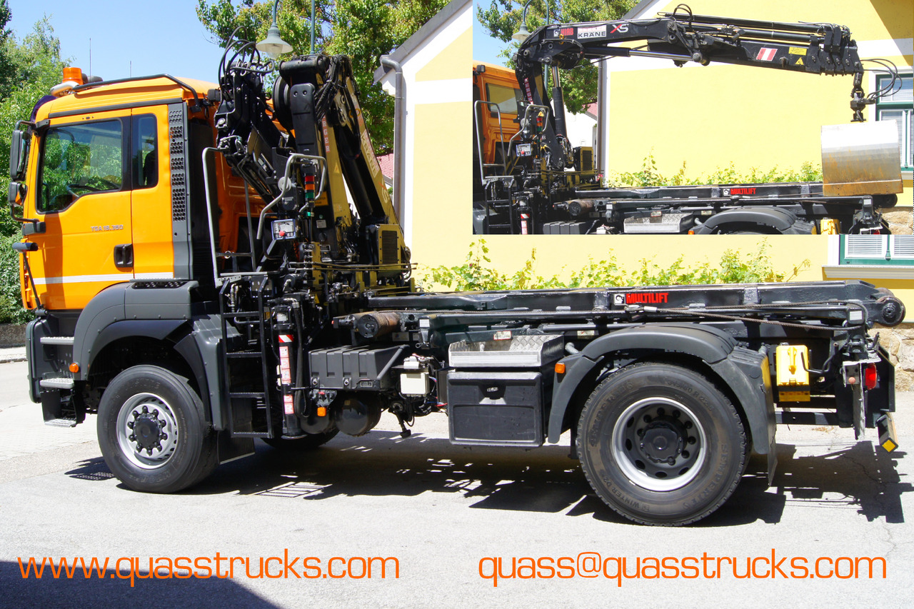 MAN TGA 18.360 BL 4x4/Euro4/TÜV/HIAB 111 korbfähig/MULTILIFT/Winterdienst - Billenőplatós teherautó, Darus autó: 3 kép. MAN TGA 18.360 BL 4x4/Euro4/TÜV/HIAB 111 korbfähig/MULTILIFT/Winterdienst - Billenőplatós teherautó, Darus autó: 3 kép.