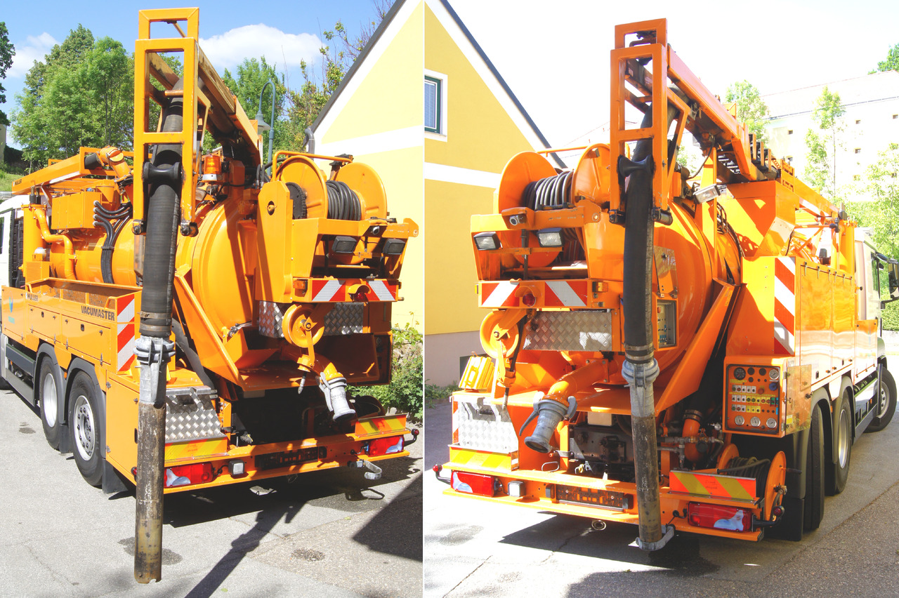 MAN TGS 28.360 BL 6x2-4/MÜLLER-KOMBI + Funk/TÜV/Euro5 - Szippantós autó: 4 kép. MAN TGS 28.360 BL 6x2-4/MÜLLER-KOMBI + Funk/TÜV/Euro5 - Szippantós autó: 4 kép.