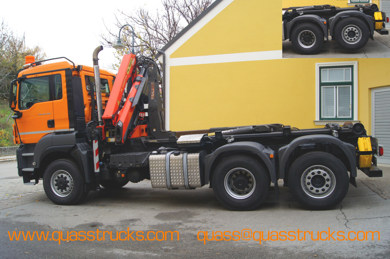 MAN TGS 28.400 BL 6x4-4/TÜV/PK12002/PALIFT/Winterdienst/Salzstreuer/Streuer/Schneepflug - Hóeltakarító gép: 4 kép. MAN TGS 28.400 BL 6x4-4/TÜV/PK12002/PALIFT/Winterdienst/Salzstreuer/Streuer/Schneepflug - Hóeltakarító gép: 4 kép.