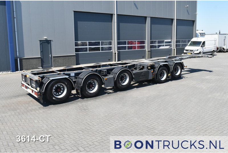 Broshuis 2CONNECT-5AKCC | 2x20-40-45ft HC * 3x STEERING * 4x LIFT AXLE * APK 05-2026! - Félpótkocsi cserefelépítményes: 1 kép. Broshuis 2CONNECT-5AKCC | 2x20-40-45ft HC * 3x STEERING * 4x LIFT AXLE * APK 05-2026! - Félpótkocsi cserefelépítményes: 1 kép.
