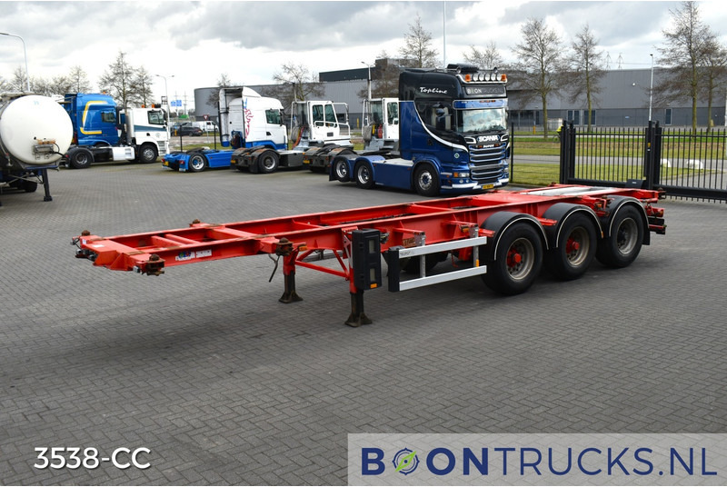 Burg BPO 12-27 CCXGX-00 TANK CHASSIS | 20-30ft * 3800 Kg * NL TRAILER - Félpótkocsi cserefelépítményes: 5 kép. Burg BPO 12-27 CCXGX-00 TANK CHASSIS | 20-30ft * 3800 Kg * NL TRAILER - Félpótkocsi cserefelépítményes: 5 kép.