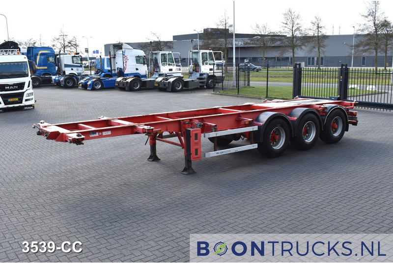 Burg BPO 12-27 CCXGX-00 TANK CHASSIS | 20-30ft * 3800 Kg * NL TRAILER - Félpótkocsi cserefelépítményes: 5 kép. Burg BPO 12-27 CCXGX-00 TANK CHASSIS | 20-30ft * 3800 Kg * NL TRAILER - Félpótkocsi cserefelépítményes: 5 kép.