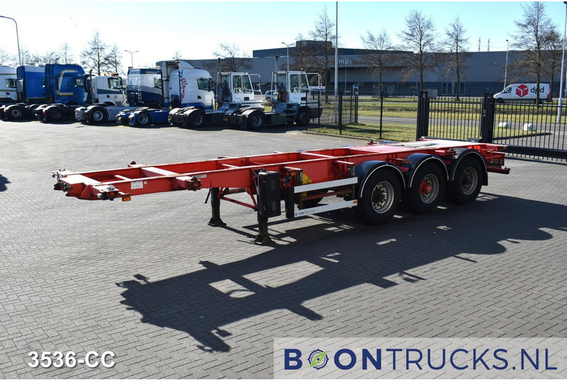 Burg BPO 12 27CDM12 TANK CHASSIS | 20-30ft * 3800 Kg * NL TRAILER - Félpótkocsi cserefelépítményes: 5 kép. Burg BPO 12 27CDM12 TANK CHASSIS | 20-30ft * 3800 Kg * NL TRAILER - Félpótkocsi cserefelépítményes: 5 kép.