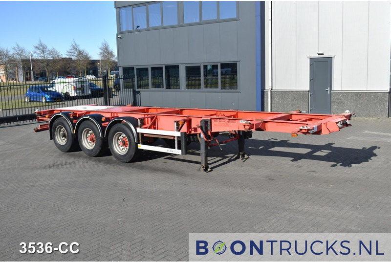 Burg BPO 12 27CDM12 TANK CHASSIS | 20-30ft * 3800 Kg * NL TRAILER - Félpótkocsi cserefelépítményes: 4 kép. Burg BPO 12 27CDM12 TANK CHASSIS | 20-30ft * 3800 Kg * NL TRAILER - Félpótkocsi cserefelépítményes: 4 kép.
