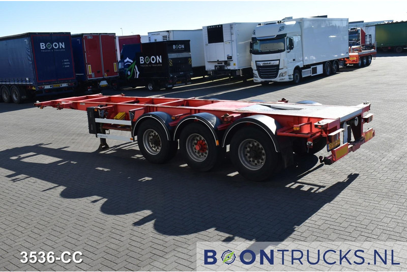 Burg BPO 12 27CDM12 TANK CHASSIS | 20-30ft * 3800 Kg * NL TRAILER - Félpótkocsi cserefelépítményes: 3 kép. Burg BPO 12 27CDM12 TANK CHASSIS | 20-30ft * 3800 Kg * NL TRAILER - Félpótkocsi cserefelépítményes: 3 kép.