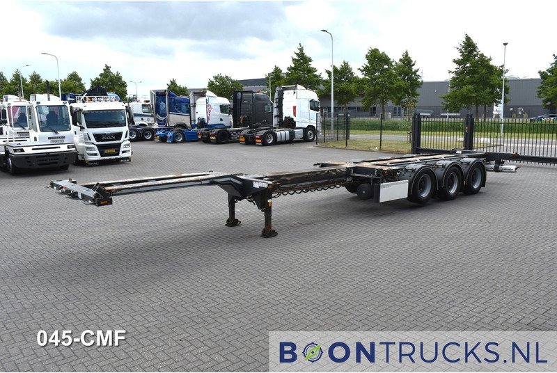 D-Tec FLEXITRAILER | 2x20-30-40-45ft HC * 2x EXTENDABLE * LIFT AXLE * NL TRAILER - Félpótkocsi cserefelépítményes: 5 kép. D-Tec FLEXITRAILER | 2x20-30-40-45ft HC * 2x EXTENDABLE * LIFT AXLE * NL TRAILER - Félpótkocsi cserefelépítményes: 5 kép.