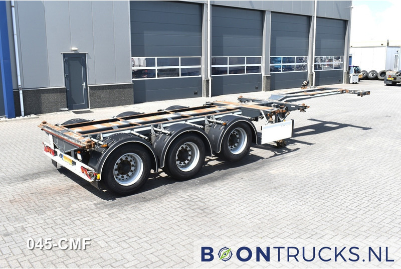 D-Tec FLEXITRAILER | 2x20-30-40-45ft HC * 2x EXTENDABLE * LIFT AXLE * NL TRAILER - Félpótkocsi cserefelépítményes: 1 kép. D-Tec FLEXITRAILER | 2x20-30-40-45ft HC * 2x EXTENDABLE * LIFT AXLE * NL TRAILER - Félpótkocsi cserefelépítményes: 1 kép.