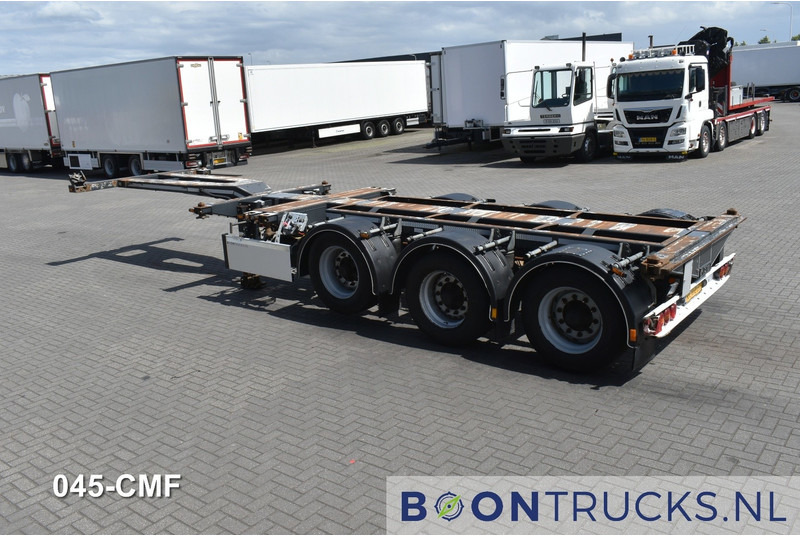 D-Tec FLEXITRAILER | 2x20-30-40-45ft HC * 2x EXTENDABLE * LIFT AXLE * NL TRAILER - Félpótkocsi cserefelépítményes: 3 kép. D-Tec FLEXITRAILER | 2x20-30-40-45ft HC * 2x EXTENDABLE * LIFT AXLE * NL TRAILER - Félpótkocsi cserefelépítményes: 3 kép.