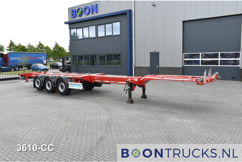 D-Tec FLEXITRAILER | 2x20-30-40-45ft HC * 2x LIFT AXLE * 2x EXTENDABLE * DISC BRAKES - Félpótkocsi cserefelépítményes: 4 kép. D-Tec FLEXITRAILER | 2x20-30-40-45ft HC * 2x LIFT AXLE * 2x EXTENDABLE * DISC BRAKES - Félpótkocsi cserefelépítményes: 4 kép.