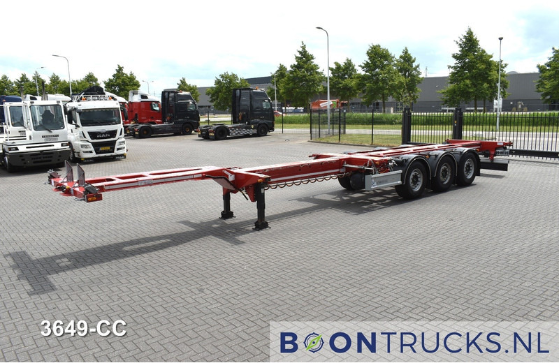 D-Tec FLEXITRAILER | 2x20-30-40-45ft HC * 2x LIFT AXLE * 2x EXTENDABLE * DISC BRAKES - Félpótkocsi cserefelépítményes: 5 kép. D-Tec FLEXITRAILER | 2x20-30-40-45ft HC * 2x LIFT AXLE * 2x EXTENDABLE * DISC BRAKES - Félpótkocsi cserefelépítményes: 5 kép.
