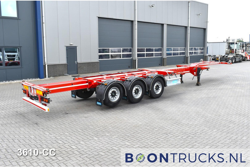 D-Tec FLEXITRAILER | 2x20-30-40-45ft HC * 2x LIFT AXLE * 2x EXTENDABLE * DISC BRAKES - Félpótkocsi cserefelépítményes: 2 kép. D-Tec FLEXITRAILER | 2x20-30-40-45ft HC * 2x LIFT AXLE * 2x EXTENDABLE * DISC BRAKES - Félpótkocsi cserefelépítményes: 2 kép.