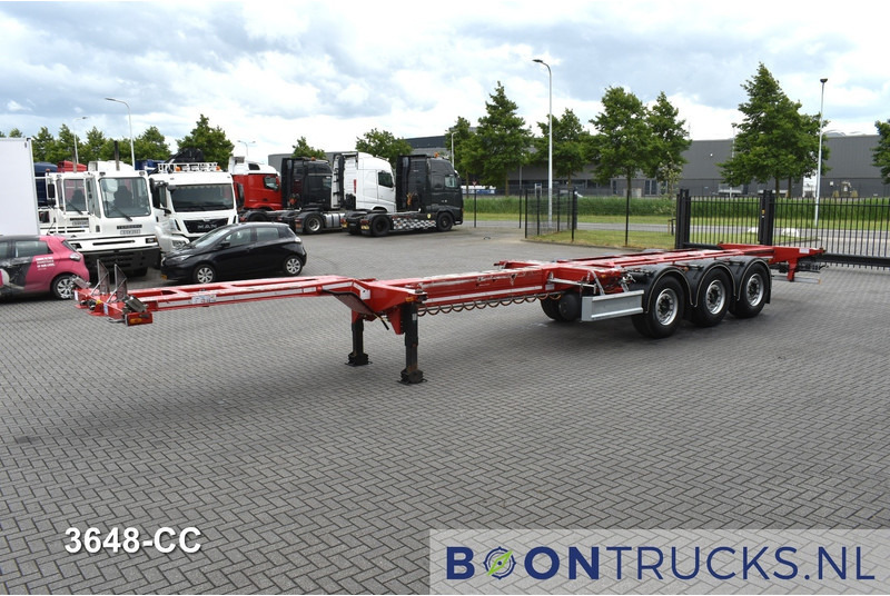 D-Tec FLEXITRAILER | 2x20-30-40-45ft HC * 2x LIFT AXLE * 2x EXTENDABLE * DISC BRAKES * MOT 05-2026 - Félpótkocsi cserefelépítményes: 5 kép. D-Tec FLEXITRAILER | 2x20-30-40-45ft HC * 2x LIFT AXLE * 2x EXTENDABLE * DISC BRAKES * MOT 05-2026 - Félpótkocsi cserefelépítményes: 5 kép.