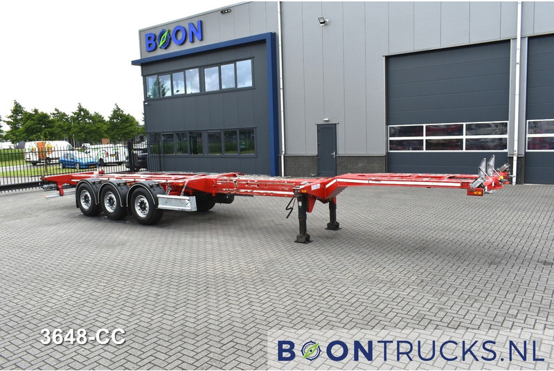 D-Tec FLEXITRAILER | 2x20-30-40-45ft HC * 2x LIFT AXLE * 2x EXTENDABLE * DISC BRAKES * MOT 05-2026 - Félpótkocsi cserefelépítményes: 4 kép. D-Tec FLEXITRAILER | 2x20-30-40-45ft HC * 2x LIFT AXLE * 2x EXTENDABLE * DISC BRAKES * MOT 05-2026 - Félpótkocsi cserefelépítményes: 4 kép.