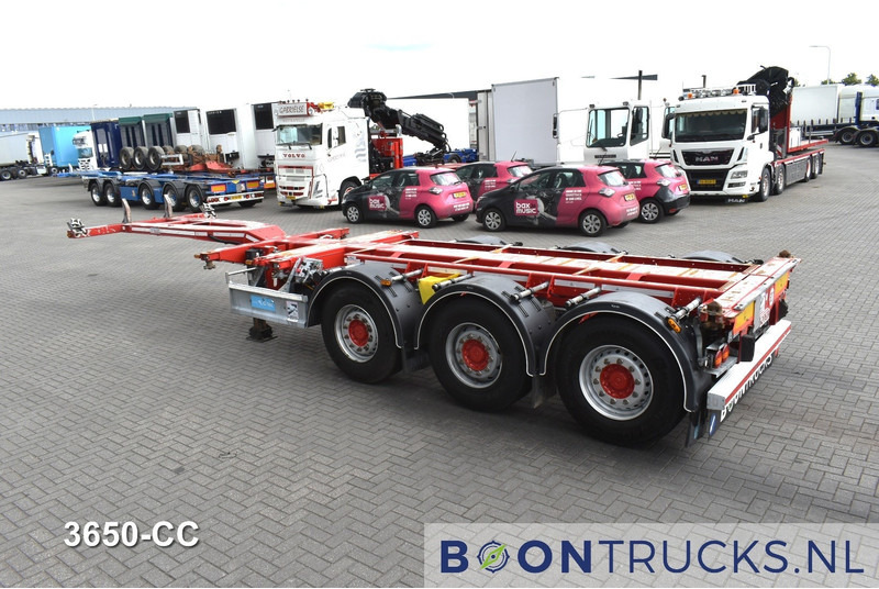 D-Tec FLEXITRAILER | 2x20-30-40-45ft HC * 2x LIFT AXLE * 2x EXTENDABLE * MOT 11-2025 - Félpótkocsi cserefelépítményes: 3 kép. D-Tec FLEXITRAILER | 2x20-30-40-45ft HC * 2x LIFT AXLE * 2x EXTENDABLE * MOT 11-2025 - Félpótkocsi cserefelépítményes: 3 kép.