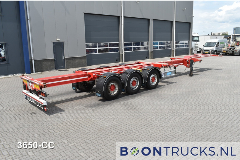 D-Tec FLEXITRAILER | 2x20-30-40-45ft HC * 2x LIFT AXLE * 2x EXTENDABLE * MOT 11-2025 - Félpótkocsi cserefelépítményes: 2 kép. D-Tec FLEXITRAILER | 2x20-30-40-45ft HC * 2x LIFT AXLE * 2x EXTENDABLE * MOT 11-2025 - Félpótkocsi cserefelépítményes: 2 kép.