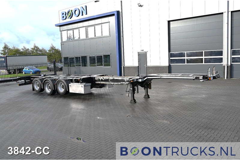 D-Tec FLEXITRAILER | 2x20-30-40-45ft HC * 2x LIFT AXLE * 3x EXTENDABLE * ADR * APK 10-2026 * NL TRAILER - Félpótkocsi cserefelépítményes: 4 kép. D-Tec FLEXITRAILER | 2x20-30-40-45ft HC * 2x LIFT AXLE * 3x EXTENDABLE * ADR * APK 10-2026 * NL TRAILER - Félpótkocsi cserefelépítményes: 4 kép.