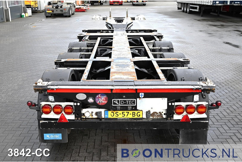 Félpótkocsi cserefelépítményes D-Tec FLEXITRAILER | 2x20-30-40-45ft HC * 2x LIFT AXLE * 3x EXTENDABLE * ADR * APK 10-2026 * NL TRAILER: 7 kép. Félpótkocsi cserefelépítményes D-Tec FLEXITRAILER | 2x20-30-40-45ft HC * 2x LIFT AXLE * 3x EXTENDABLE * ADR * APK 10-2026 * NL TRAILER: 7 kép.