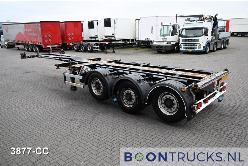 D-Tec FLEXITRAILER LS | 2x20-30-40-45ft HC * 2x LIFT AXLE * BPW / DISC * 2x EXTENDABLE - Félpótkocsi cserefelépítményes: 3 kép. D-Tec FLEXITRAILER LS | 2x20-30-40-45ft HC * 2x LIFT AXLE * BPW / DISC * 2x EXTENDABLE - Félpótkocsi cserefelépítményes: 3 kép.