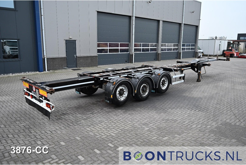 D-Tec FLEXITRAILER LS | 2x20-30-40-45ft HC * 2x LIFT AXLE * BPW / DISC * 2x EXTENDABLE - Félpótkocsi cserefelépítményes: 2 kép. D-Tec FLEXITRAILER LS | 2x20-30-40-45ft HC * 2x LIFT AXLE * BPW / DISC * 2x EXTENDABLE - Félpótkocsi cserefelépítményes: 2 kép.