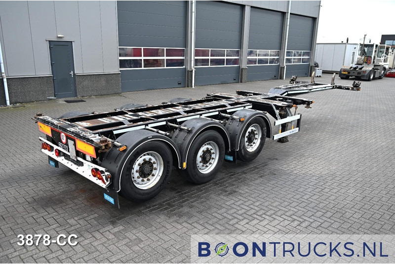 D-Tec FLEXITRAILER LS | 2x20-30-40-45ft HC * 2x LIFT AXLE * BPW / DISC * 2x EXTENDABLE - Félpótkocsi cserefelépítményes: 1 kép. D-Tec FLEXITRAILER LS | 2x20-30-40-45ft HC * 2x LIFT AXLE * BPW / DISC * 2x EXTENDABLE - Félpótkocsi cserefelépítményes: 1 kép.