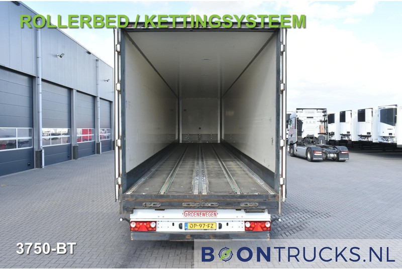 Groenewegen DRO-14-27 | ROLLERBED / KETTINGSYSTEEM * 24v SELF SUPPORT * NL TRAILER * APK 04-2026 - Félpótkocsi dobozos: 2 kép. Groenewegen DRO-14-27 | ROLLERBED / KETTINGSYSTEEM * 24v SELF SUPPORT * NL TRAILER * APK 04-2026 - Félpótkocsi dobozos: 2 kép.