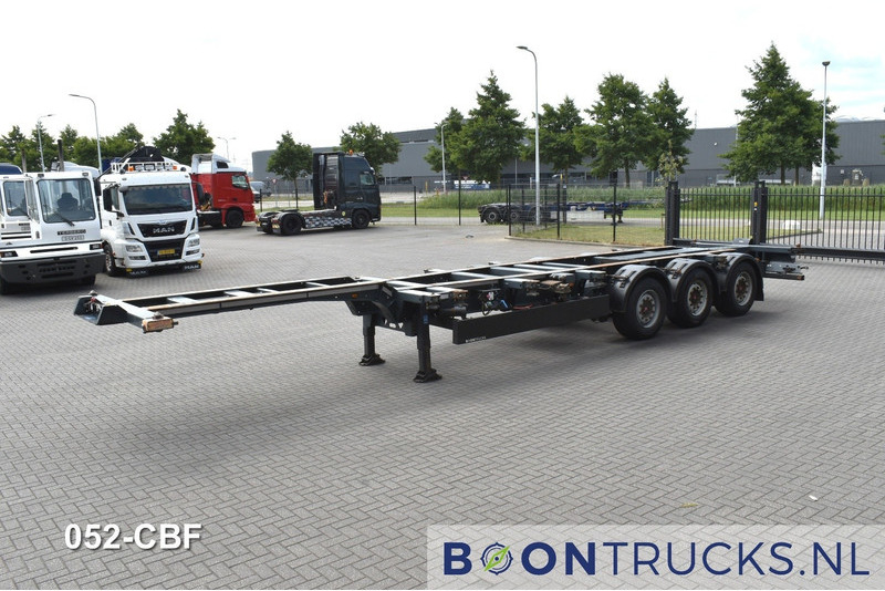 Kögel PORT 40 SIMPLEX 20 | 2x20-30-40ft HC * EXTENDABLE REAR * NL TRAILER - Félpótkocsi cserefelépítményes: 5 kép. Kögel PORT 40 SIMPLEX 20 | 2x20-30-40ft HC * EXTENDABLE REAR * NL TRAILER - Félpótkocsi cserefelépítményes: 5 kép.