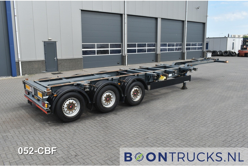 Kögel PORT 40 SIMPLEX 20 | 2x20-30-40ft HC * EXTENDABLE REAR * NL TRAILER - Félpótkocsi cserefelépítményes: 1 kép. Kögel PORT 40 SIMPLEX 20 | 2x20-30-40ft HC * EXTENDABLE REAR * NL TRAILER - Félpótkocsi cserefelépítményes: 1 kép.