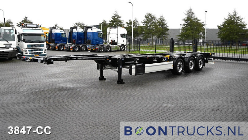 Krone SD BOX LINER TOP CONDITION | LIKE NEW * ALCOA * 2x20-40-45FT HC * LIFT AXLE * NEW APK - Félpótkocsi cserefelépítményes: 5 kép. Krone SD BOX LINER TOP CONDITION | LIKE NEW * ALCOA * 2x20-40-45FT HC * LIFT AXLE * NEW APK - Félpótkocsi cserefelépítményes: 5 kép.