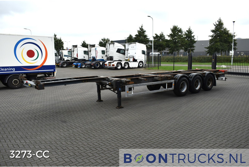 Krone SDC 27 FIXED | 2x20-30-40ft HC * LIFT AXLE * NL TRAILER - Félpótkocsi cserefelépítményes: 3 kép. Krone SDC 27 FIXED | 2x20-30-40ft HC * LIFT AXLE * NL TRAILER - Félpótkocsi cserefelépítményes: 3 kép.