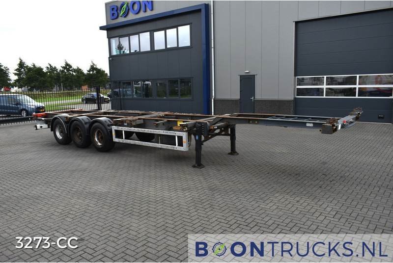 Krone SDC 27 FIXED | 2x20-30-40ft HC * LIFT AXLE * NL TRAILER - Félpótkocsi cserefelépítményes: 4 kép. Krone SDC 27 FIXED | 2x20-30-40ft HC * LIFT AXLE * NL TRAILER - Félpótkocsi cserefelépítményes: 4 kép.
