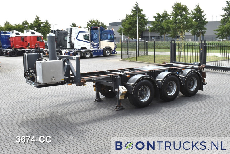 LAG O-3-CC A9 | 20ft TIPPING CHASSIS * 24v SELF SUPPORT * LIFT AXLE * BPW / DISC - Félpótkocsi cserefelépítményes: 5 kép. LAG O-3-CC A9 | 20ft TIPPING CHASSIS * 24v SELF SUPPORT * LIFT AXLE * BPW / DISC - Félpótkocsi cserefelépítményes: 5 kép.